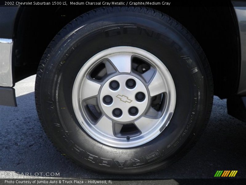 Medium Charcoal Gray Metallic / Graphite/Medium Gray 2002 Chevrolet Suburban 1500 LS