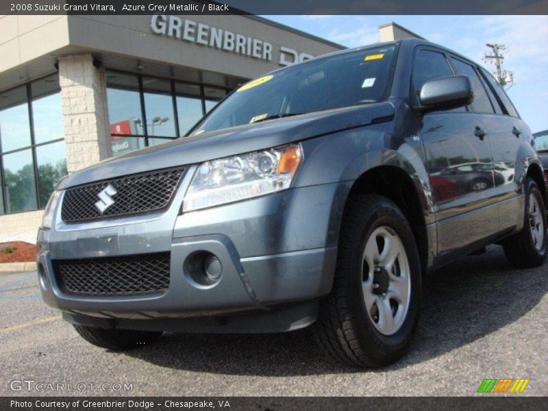 Azure Grey Metallic / Black 2008 Suzuki Grand Vitara