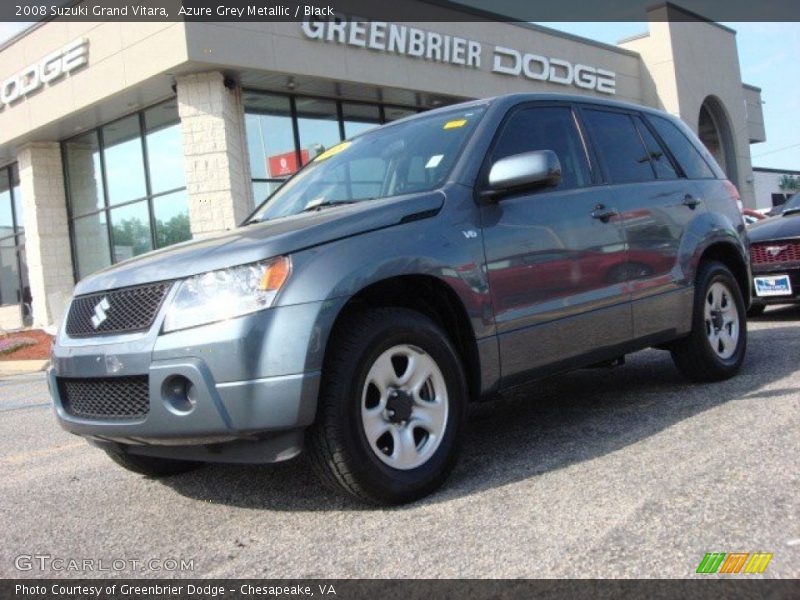 Azure Grey Metallic / Black 2008 Suzuki Grand Vitara