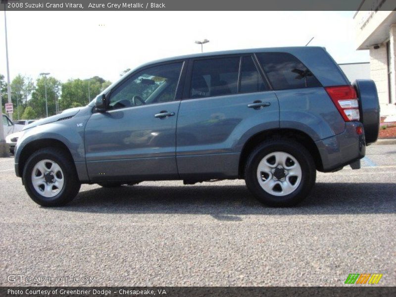 Azure Grey Metallic / Black 2008 Suzuki Grand Vitara