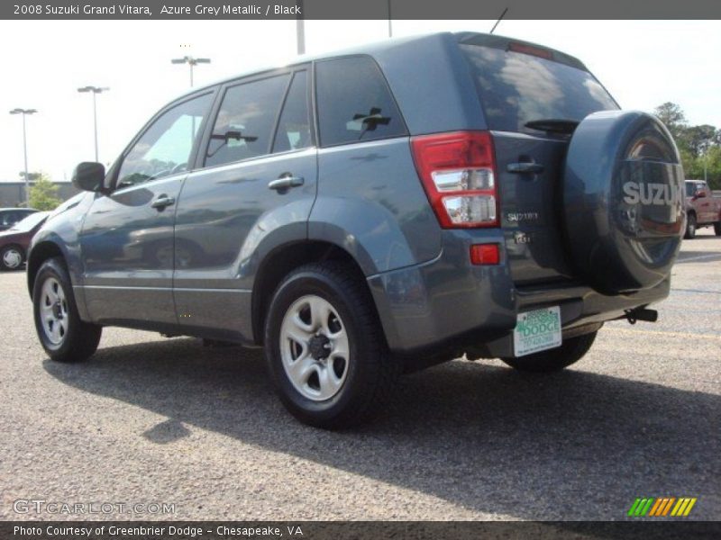 Azure Grey Metallic / Black 2008 Suzuki Grand Vitara