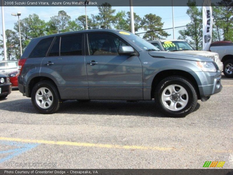 Azure Grey Metallic / Black 2008 Suzuki Grand Vitara