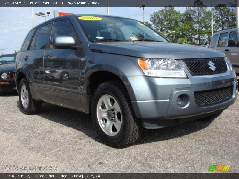 Azure Grey Metallic / Black 2008 Suzuki Grand Vitara