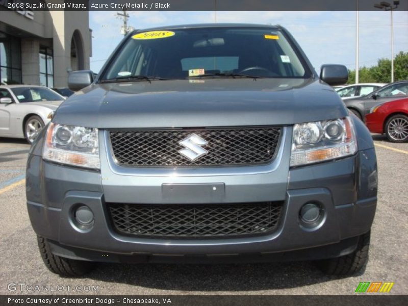 Azure Grey Metallic / Black 2008 Suzuki Grand Vitara