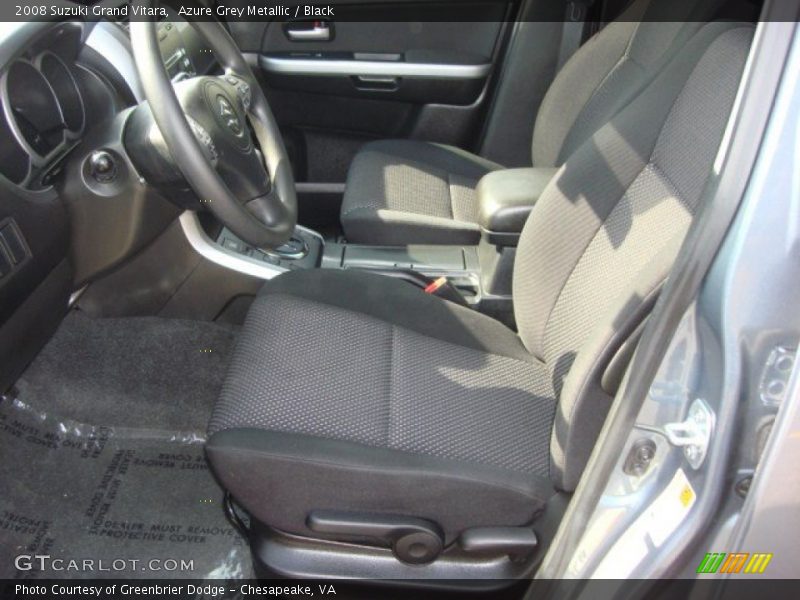 Azure Grey Metallic / Black 2008 Suzuki Grand Vitara
