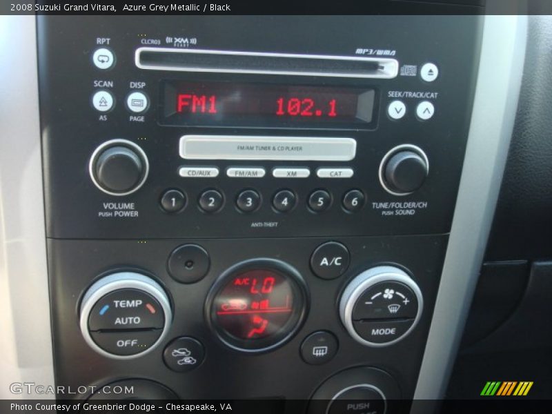 Azure Grey Metallic / Black 2008 Suzuki Grand Vitara
