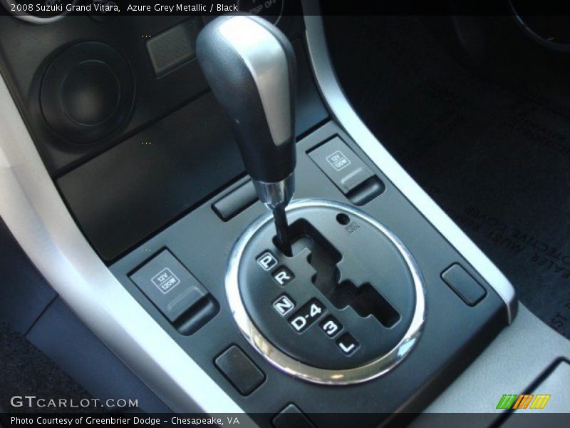 Azure Grey Metallic / Black 2008 Suzuki Grand Vitara