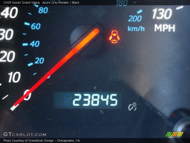 Azure Grey Metallic / Black 2008 Suzuki Grand Vitara