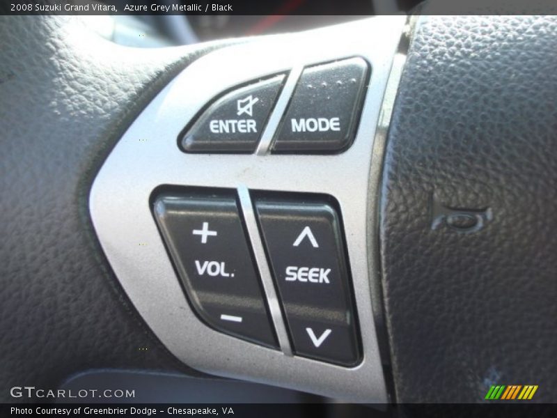 Azure Grey Metallic / Black 2008 Suzuki Grand Vitara