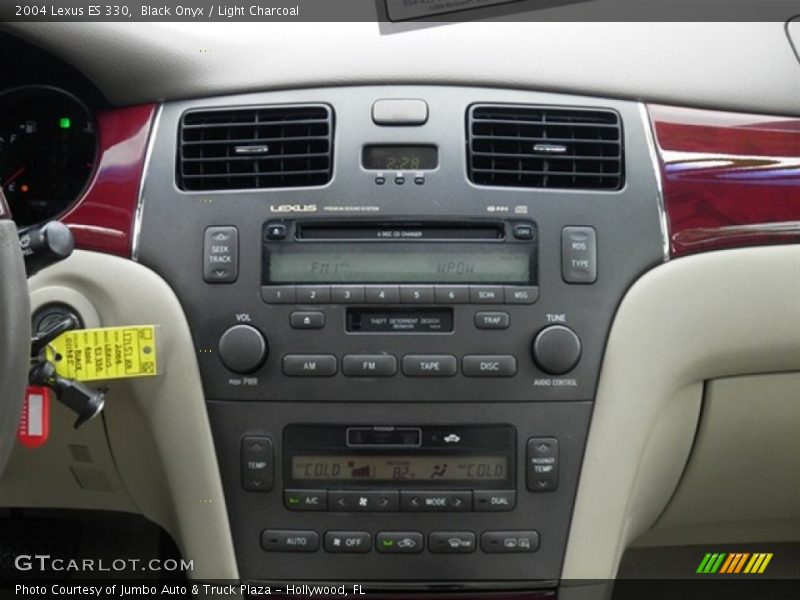 Black Onyx / Light Charcoal 2004 Lexus ES 330