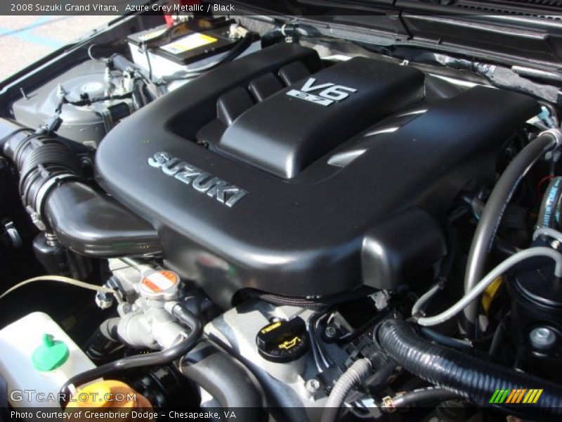 Azure Grey Metallic / Black 2008 Suzuki Grand Vitara