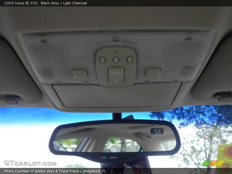 Black Onyx / Light Charcoal 2004 Lexus ES 330