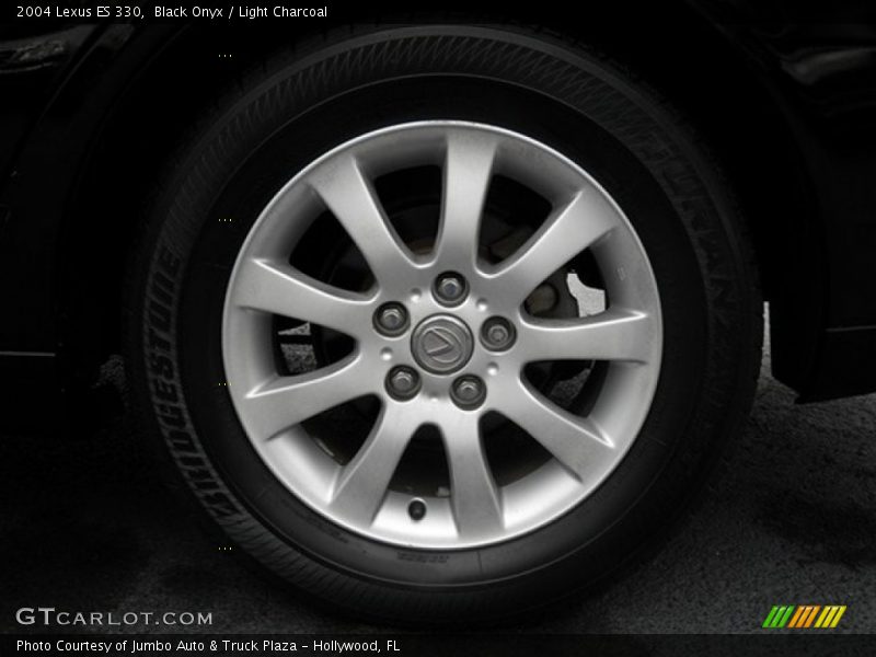 Black Onyx / Light Charcoal 2004 Lexus ES 330