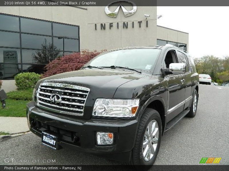 Liquid Onyx Black / Graphite 2010 Infiniti QX 56 4WD
