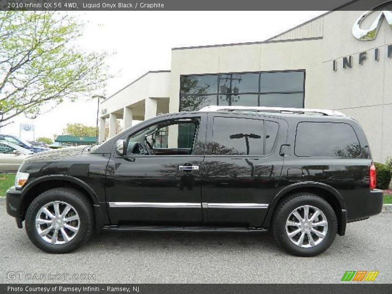 Liquid Onyx Black / Graphite 2010 Infiniti QX 56 4WD