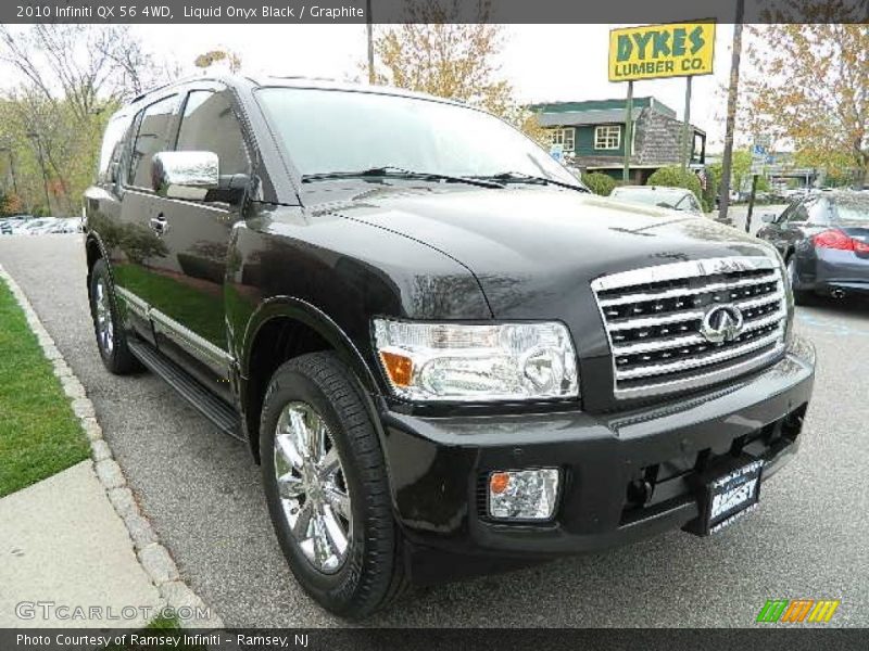 Liquid Onyx Black / Graphite 2010 Infiniti QX 56 4WD
