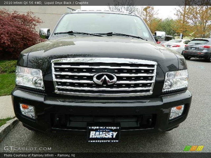 Liquid Onyx Black / Graphite 2010 Infiniti QX 56 4WD
