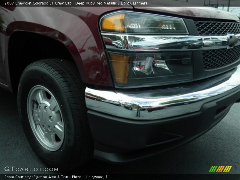 Deep Ruby Red Metallic / Light Cashmere 2007 Chevrolet Colorado LT Crew Cab