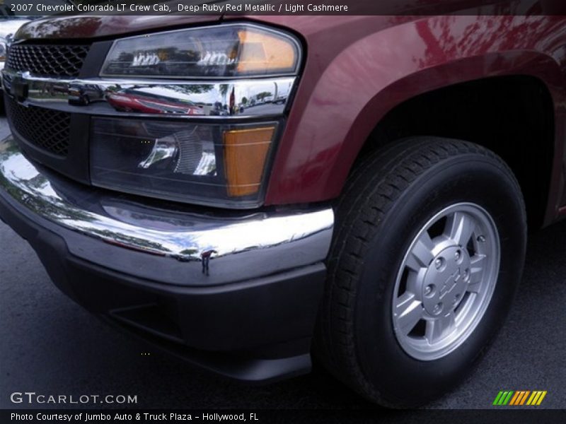 Deep Ruby Red Metallic / Light Cashmere 2007 Chevrolet Colorado LT Crew Cab