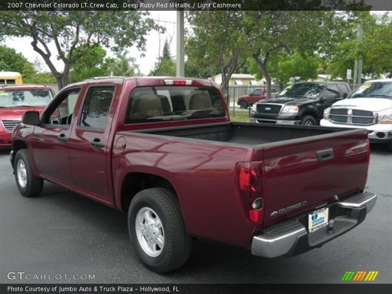 Deep Ruby Red Metallic / Light Cashmere 2007 Chevrolet Colorado LT Crew Cab