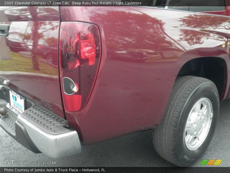 Deep Ruby Red Metallic / Light Cashmere 2007 Chevrolet Colorado LT Crew Cab