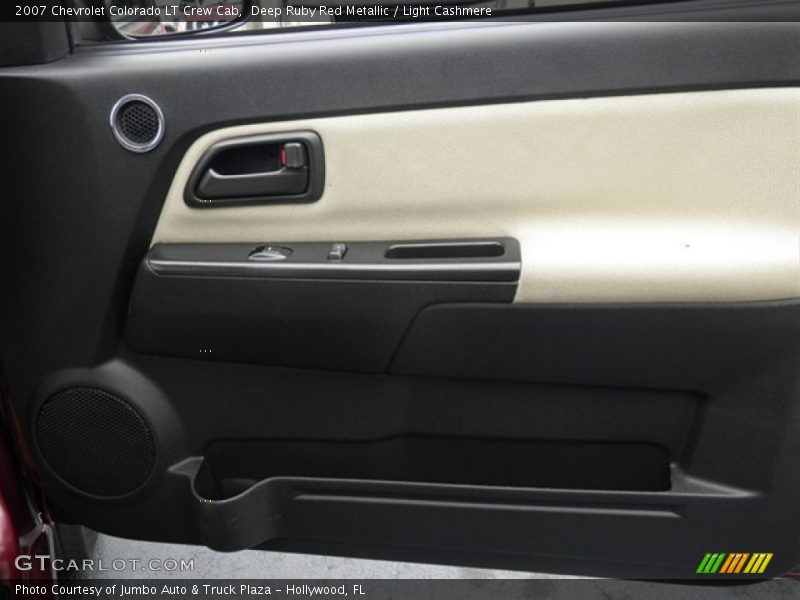 Deep Ruby Red Metallic / Light Cashmere 2007 Chevrolet Colorado LT Crew Cab