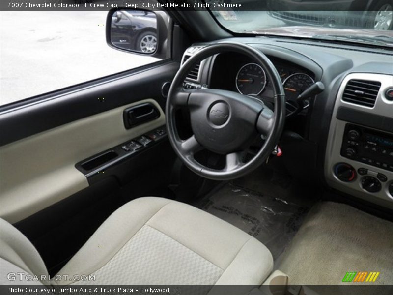 Deep Ruby Red Metallic / Light Cashmere 2007 Chevrolet Colorado LT Crew Cab