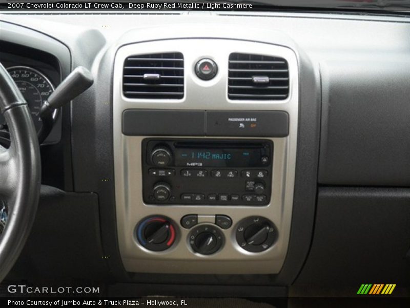 Deep Ruby Red Metallic / Light Cashmere 2007 Chevrolet Colorado LT Crew Cab