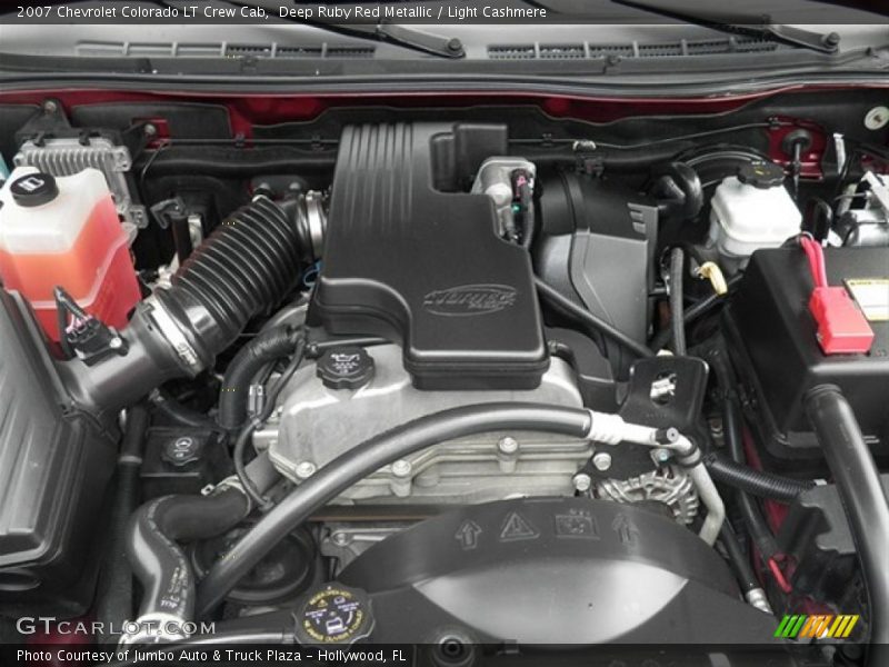 Deep Ruby Red Metallic / Light Cashmere 2007 Chevrolet Colorado LT Crew Cab