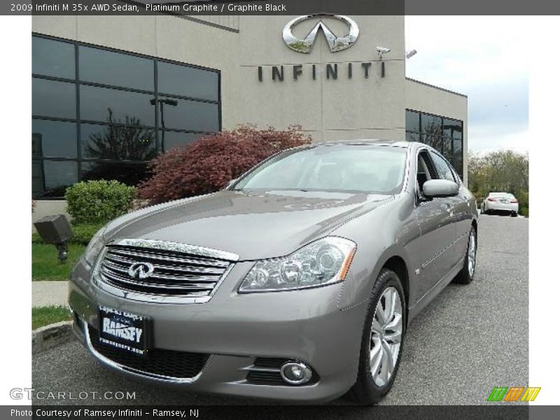 Platinum Graphite / Graphite Black 2009 Infiniti M 35x AWD Sedan