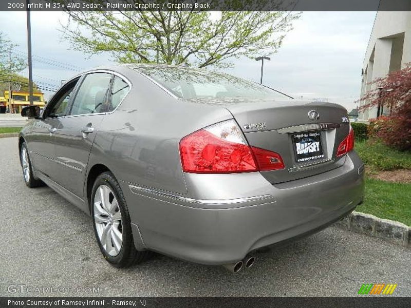 Platinum Graphite / Graphite Black 2009 Infiniti M 35x AWD Sedan
