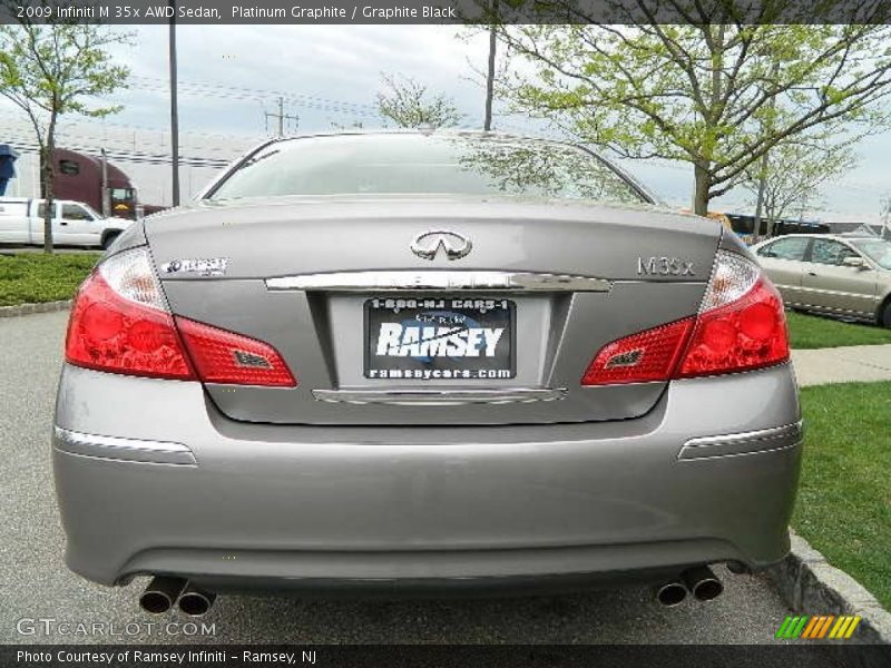 Platinum Graphite / Graphite Black 2009 Infiniti M 35x AWD Sedan