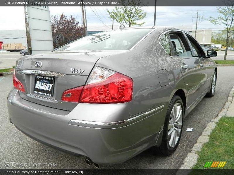 Platinum Graphite / Graphite Black 2009 Infiniti M 35x AWD Sedan