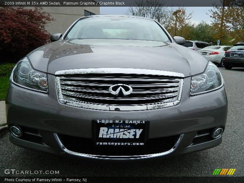 Platinum Graphite / Graphite Black 2009 Infiniti M 35x AWD Sedan