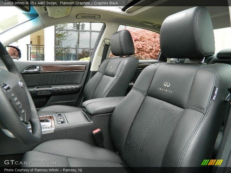 Platinum Graphite / Graphite Black 2009 Infiniti M 35x AWD Sedan