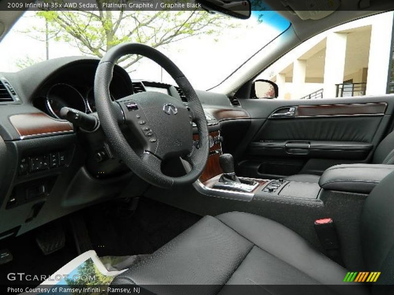 Platinum Graphite / Graphite Black 2009 Infiniti M 35x AWD Sedan