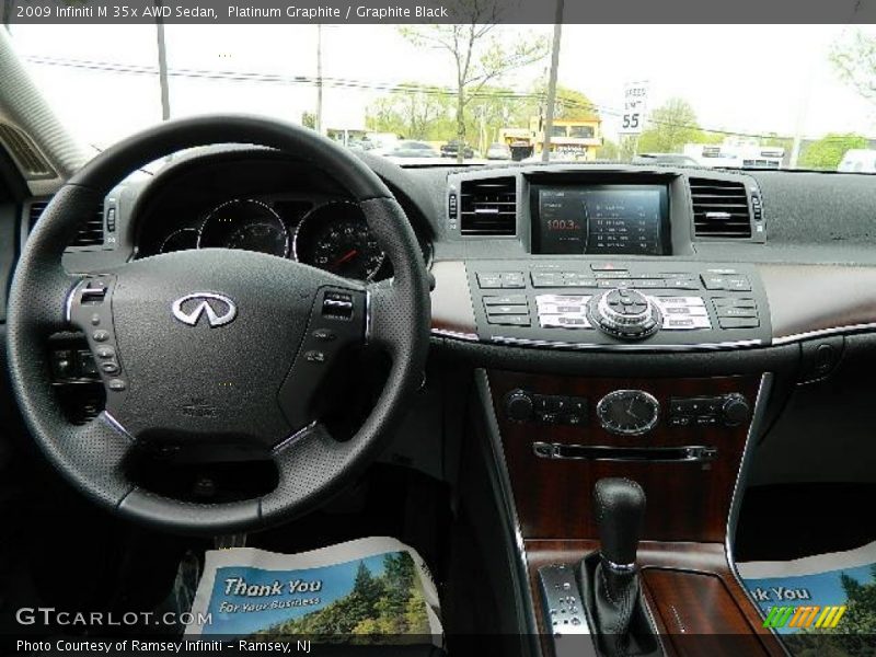 Platinum Graphite / Graphite Black 2009 Infiniti M 35x AWD Sedan