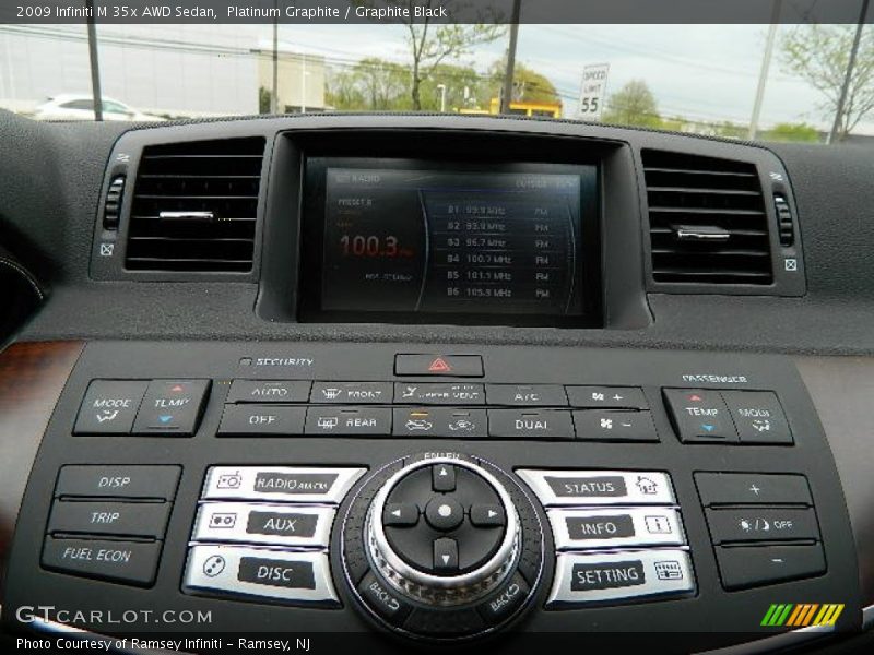 Platinum Graphite / Graphite Black 2009 Infiniti M 35x AWD Sedan