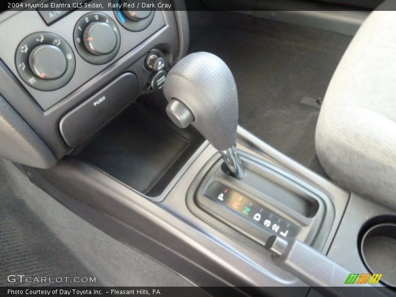 Rally Red / Dark Gray 2004 Hyundai Elantra GLS Sedan