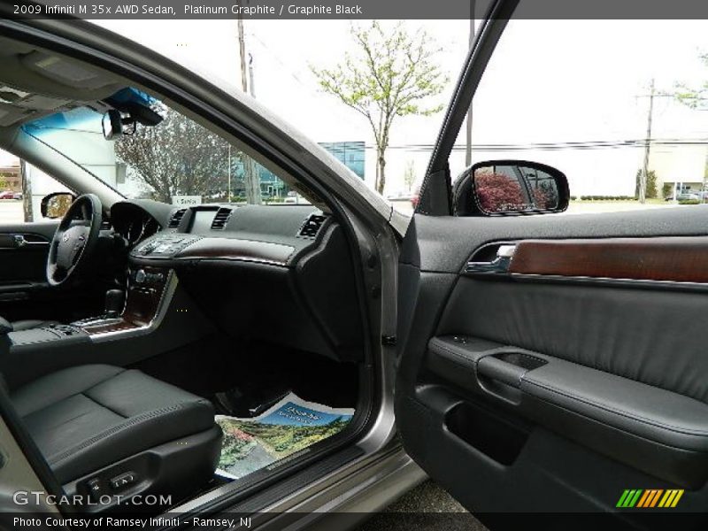 Platinum Graphite / Graphite Black 2009 Infiniti M 35x AWD Sedan