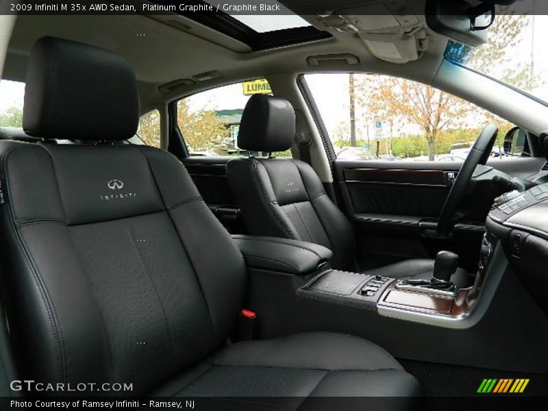 Platinum Graphite / Graphite Black 2009 Infiniti M 35x AWD Sedan