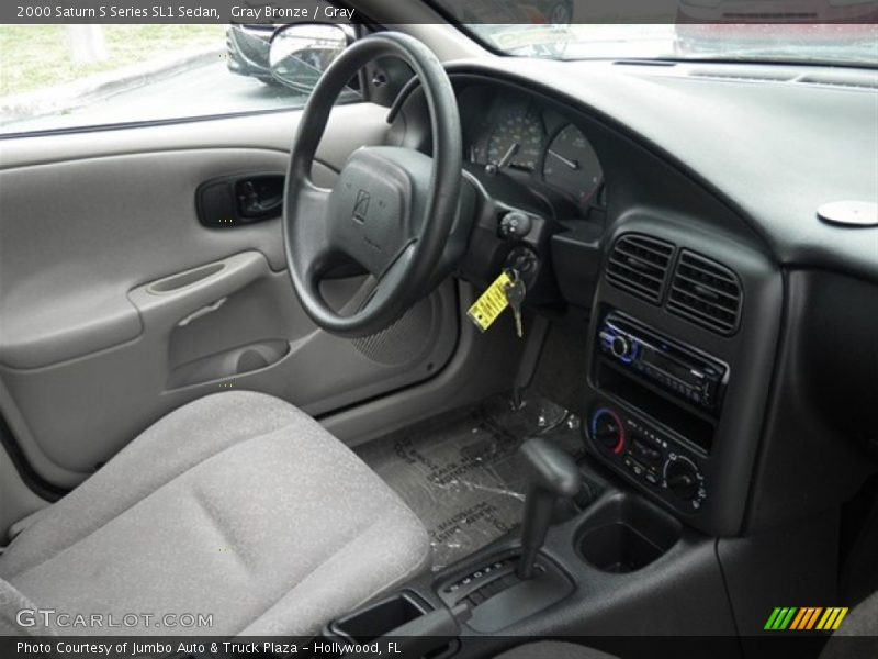 Gray Bronze / Gray 2000 Saturn S Series SL1 Sedan