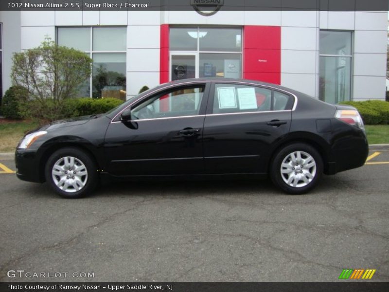 Super Black / Charcoal 2012 Nissan Altima 2.5 S