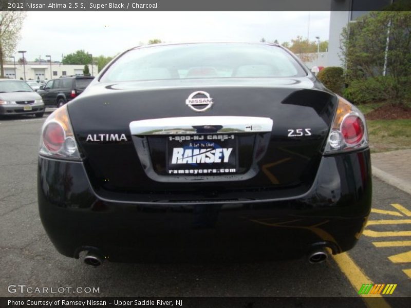 Super Black / Charcoal 2012 Nissan Altima 2.5 S