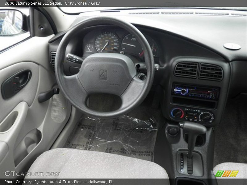 Gray Bronze / Gray 2000 Saturn S Series SL1 Sedan