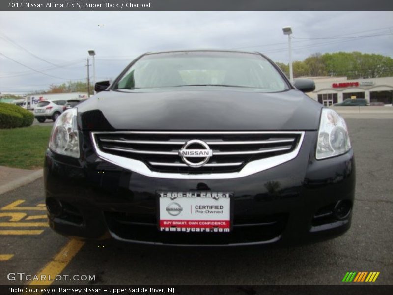 Super Black / Charcoal 2012 Nissan Altima 2.5 S
