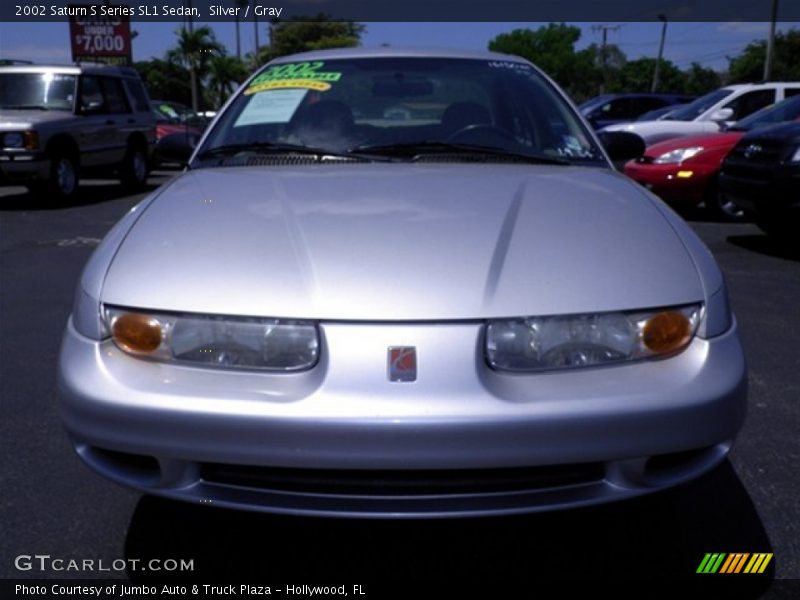 Silver / Gray 2002 Saturn S Series SL1 Sedan