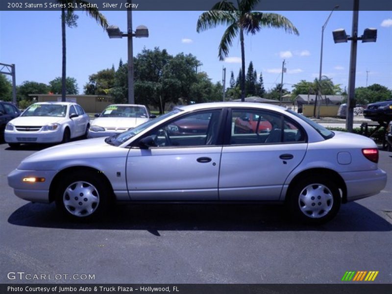 Silver / Gray 2002 Saturn S Series SL1 Sedan
