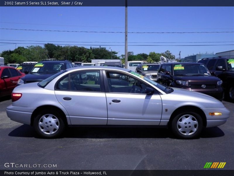 Silver / Gray 2002 Saturn S Series SL1 Sedan