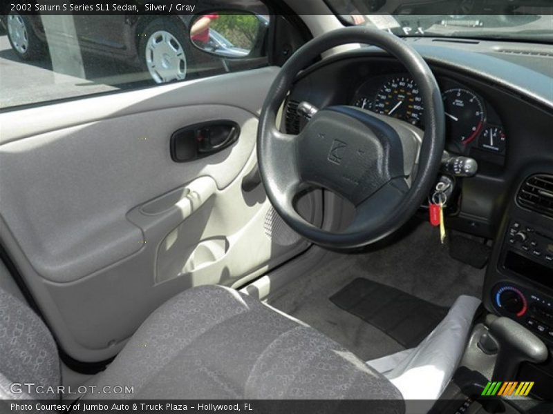 Silver / Gray 2002 Saturn S Series SL1 Sedan